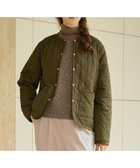 【ルスークホリデー/LE SOUK HOLIDAY】のノーカラーキルトジャケット 人気、トレンドファッション・服の通販 founy(ファニー) ファッション Fashion レディースファッション WOMEN アウター Coat Outerwear ジャケット Jackets 2024年 2024 2024-2025秋冬・A/W Aw/Autumn/Winter/Fw/Fall/2024-2025 コンパクト Compact バランス Balance パイピング Piping フォルム Form フレア Flare ワイド Wide thumbnail カーキ|ID: prp329100004339757 ipo3291000000030262525