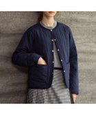 【ルスークホリデー/LE SOUK HOLIDAY】のノーカラーキルトジャケット 人気、トレンドファッション・服の通販 founy(ファニー) ファッション Fashion レディースファッション WOMEN アウター Coat Outerwear ジャケット Jackets 2024年 2024 2024-2025秋冬・A/W Aw/Autumn/Winter/Fw/Fall/2024-2025 コンパクト Compact バランス Balance パイピング Piping フォルム Form フレア Flare ワイド Wide thumbnail ネイビー|ID: prp329100004339757 ipo3291000000030262526