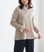 【ピエロ/Pierrot】の袖リブAラインニット 人気、トレンドファッション・服の通販 founy(ファニー) ファッション Fashion レディースファッション WOMEN トップス・カットソー Tops/Tshirt ニット Knit Tops フレア Flare thumbnail グレージュ|ID: prp329100004340566 ipo3291000000030272382