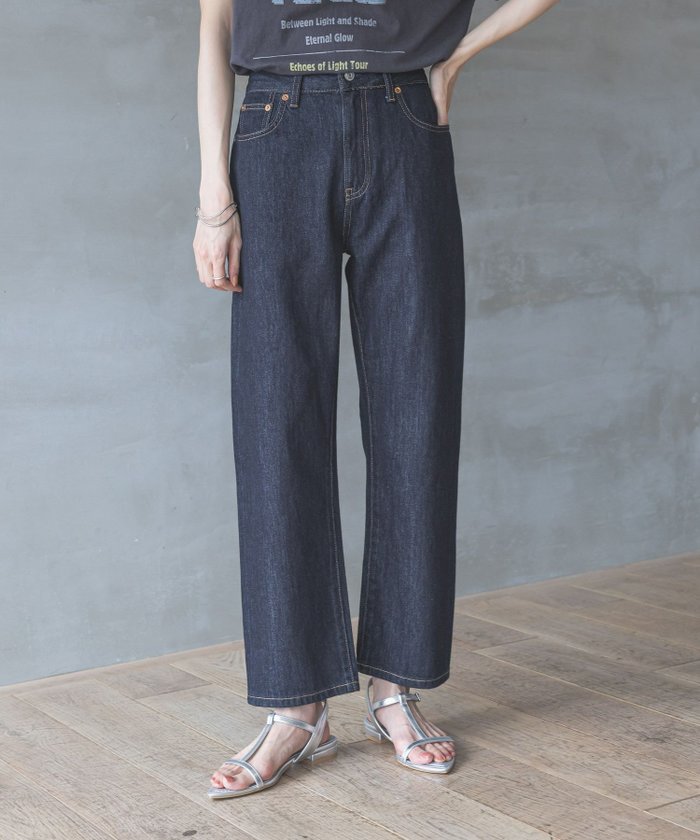 【グローバルワーク/GLOBAL WORK】のGOODデニムストレートパンツ/209645 インテリア・キッズ・メンズ・レディースファッション・服の通販 founy(ファニー) https://founy.com/ ファッション Fashion レディースファッション Fashion for Women パンツ Pants & Trousers コンパクト Compact, Small Size ストレート Straight, Straight Cut スリム Slim, Slim Fit デニム Denim, Jeans Material |ID: prp329100004340800 ipo3291000000032720680