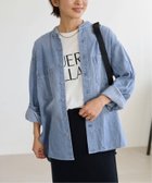 【ジャーナルスタンダード レリューム/JOURNAL STANDARD relume】の《追加》デニムバンドカラーシャツ 人気、トレンドファッション・服の通販 founy(ファニー) ファッション Fashion レディースファッション WOMEN トップス・カットソー Tops/Tshirt シャツ/ブラウス Shirts/Blouses 2025年 2025 2025春夏・S/S Ss,Spring/Summer,2025 thumbnail ブルー A|ID: prp329100004340896 ipo3291000000030520658