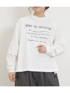 【サマンサモスモス/Samansa Mos2】の柄アソートロングTシャツ オフホワイト|ID: prp329100004340958 ipo3291000000030443134