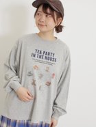 【サマンサモスモス/Samansa Mos2】の柄アソートロングTシャツ グレー|ID: prp329100004340958 ipo3291000000030443144