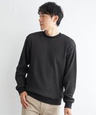 【イッカ/ikka / MEN】のビッグワッフルクルーネックプルオーバー ブラック|ID: prp329100004341316 ipo3291000000030285920