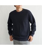 【イッカ/ikka / MEN】のビッグワッフルクルーネックプルオーバー ネイビーブルー|ID: prp329100004341316 ipo3291000000030285924