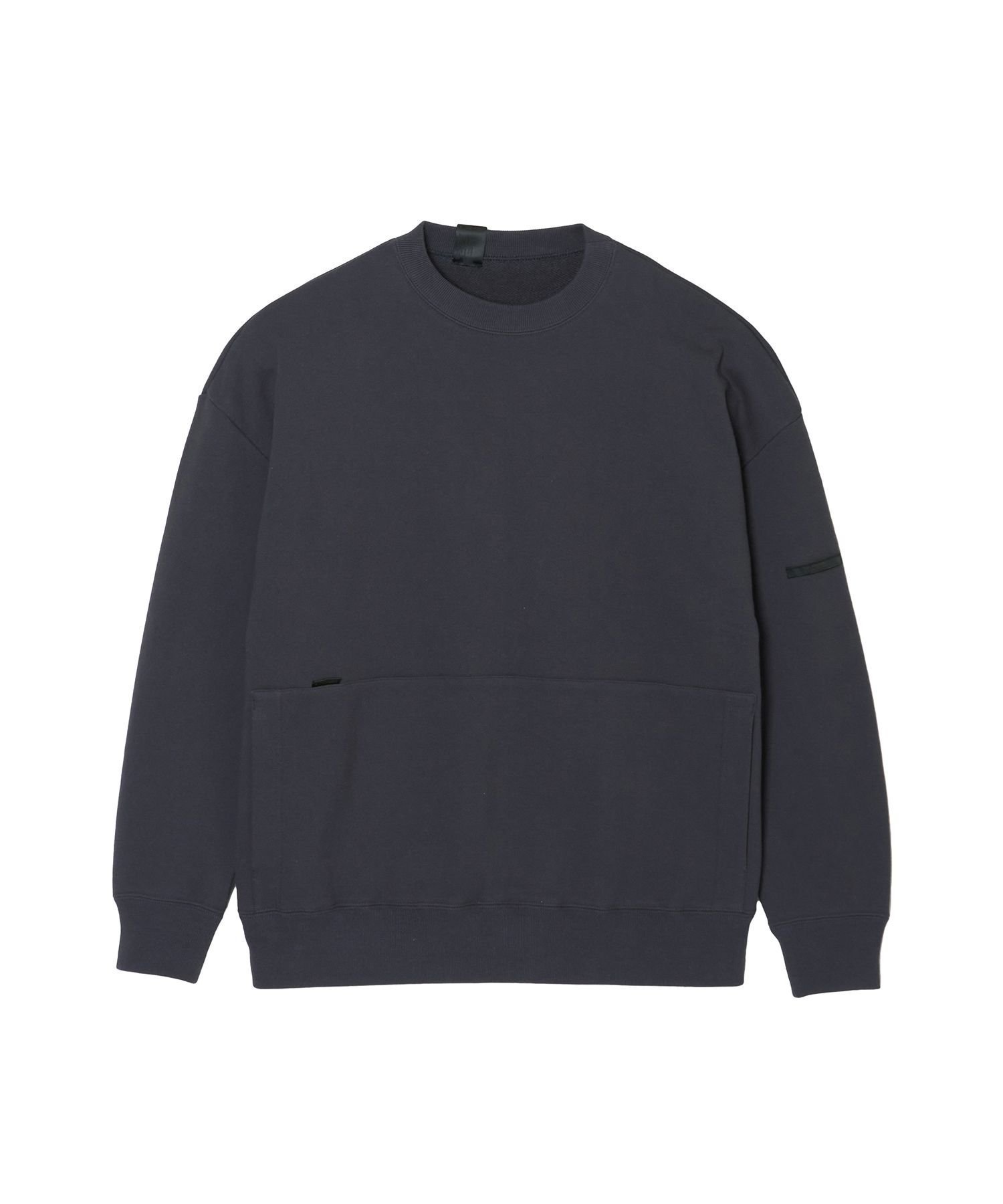 【エヌ.ハリウッド/N.HOOLYWOOD / MEN】のCREW NECK SWEATSHIRT インテリア・キッズ・メンズ・レディースファッション・服の通販 founy(ファニー) 　ファッション　Fashion　メンズファッション　MEN　トップス・カットソー　Tops/Tshirt/Men　パーカ　Sweats　シャツ　Shirts　コレクション　Collection　今季　This Season　ショルダー　Shoulder　スクエア　Square　ストライプ　Stripe　スリーブ　Sleeve　チェック　Check　ドロップ　Drop　パターン　Pattern　フォルム　Form　フロント　Front　ポケット　Pocket　モチーフ　Motif　リメイク　Remake　CHARCOAL|ID: prp329100004341368 ipo3291000000030286902