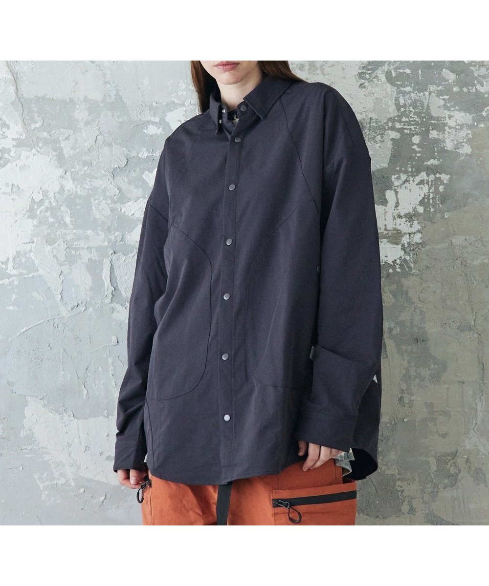 【レアセル/rehacer / MEN】のrehacer Tech Shirt Jacket インテリア・キッズ・メンズ・レディースファッション・服の通販 founy(ファニー) 　ファッション　Fashion　メンズファッション　MEN　ジャケット　Jacket　ストレッチ　Stretch　ドット　Dot　ポケット　Pocket　マグネット　Magnet　Navy|ID: prp329100004341410 ipo3291000000030287375