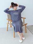 【ジェラート ピケ/gelato pique】のインレイロゴワンピース 人気、トレンドファッション・服の通販 founy(ファニー) ファッション Fashion レディースファッション WOMEN ワンピース Dress おすすめ Recommend お家時間・ステイホーム Home Time/Stay Home シンプル Simple ベーシック Basic ロング Long 羽織 Haori thumbnail GRY[006]|ID: prp329100004341509 ipo3291000000030289183