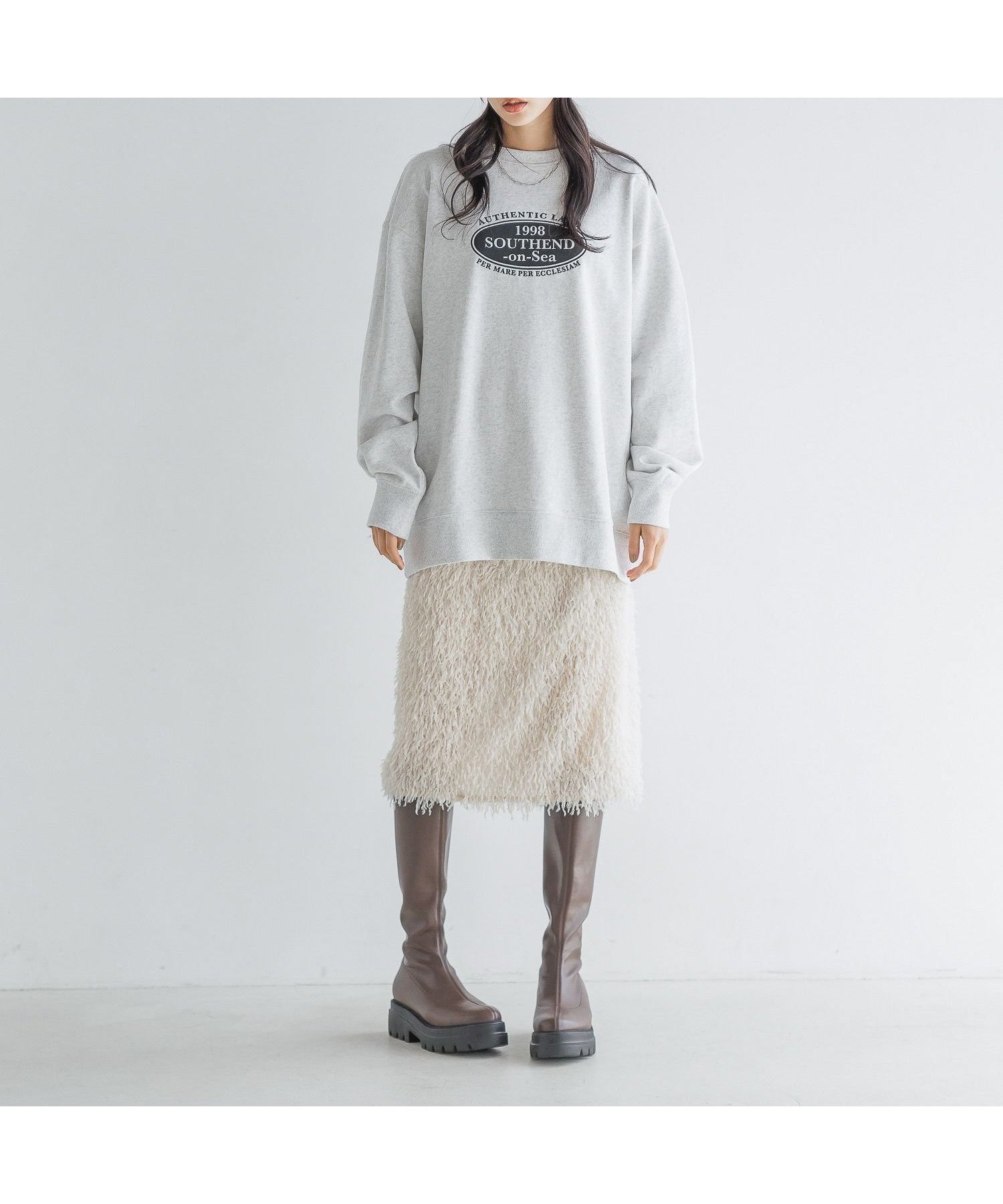 【ローリーズファーム/LOWRYS FARM】のフェザータイトスカート 人気、トレンドファッション・服の通販 founy(ファニー) 　ファッション　Fashion　レディースファッション　WOMEN　スカート　Skirt　おすすめ　Recommend　シンプル　Simple　スウェット　Sweat　 other-1|ID: prp329100004341538 ipo3291000000030289832