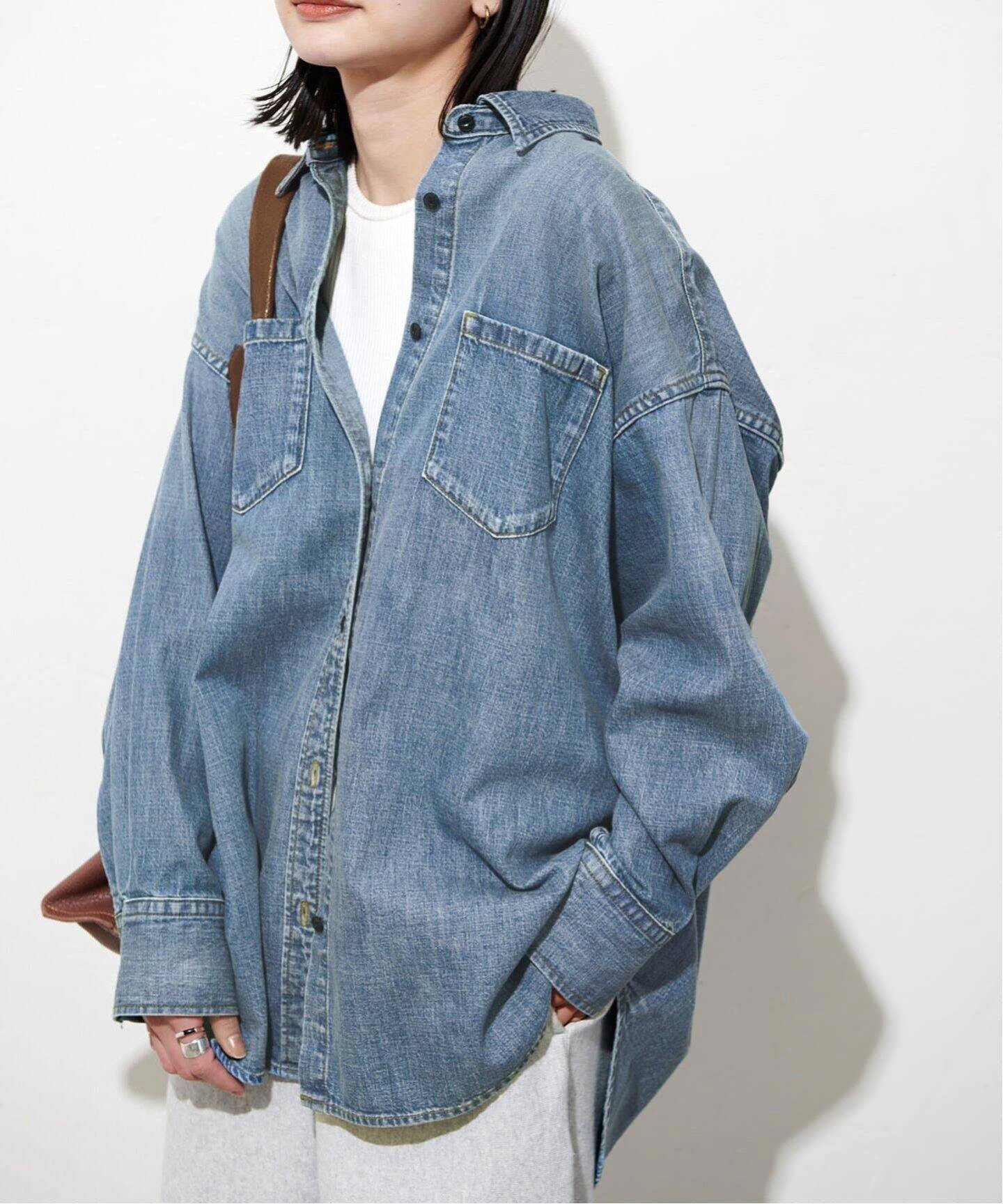 【ジャーナルスタンダード/JOURNAL STANDARD】の《追加2》ライトオンスデニムシャツ 人気、トレンドファッション・服の通販 founy(ファニー) 　ファッション　Fashion　レディースファッション　WOMEN　トップス・カットソー　Tops/Tshirt　シャツ/ブラウス　Shirts/Blouses　2025年　2025　2025春夏・S/S　Ss,Spring/Summer,2025　 other-1|ID: prp329100004341640 ipo3291000000030505828