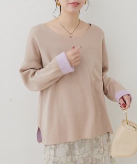 【ナチュラルクチュール/natural couture】のWフェイスVネックゆるニット 人気、トレンドファッション・服の通販 founy(ファニー) ファッション Fashion レディースファッション WOMEN トップス・カットソー Tops/Tshirt ニット Knit Tops Vネック V-Neck 2024年 2024 2024-2025秋冬・A/W Aw/Autumn/Winter/Fw/Fall/2024-2025 おすすめ Recommend なめらか Smooth シンプル Simple スリット Slit ダウン Down ダブル Double デニム Denim フェイス Face レース Race |ID:prp329100004341687