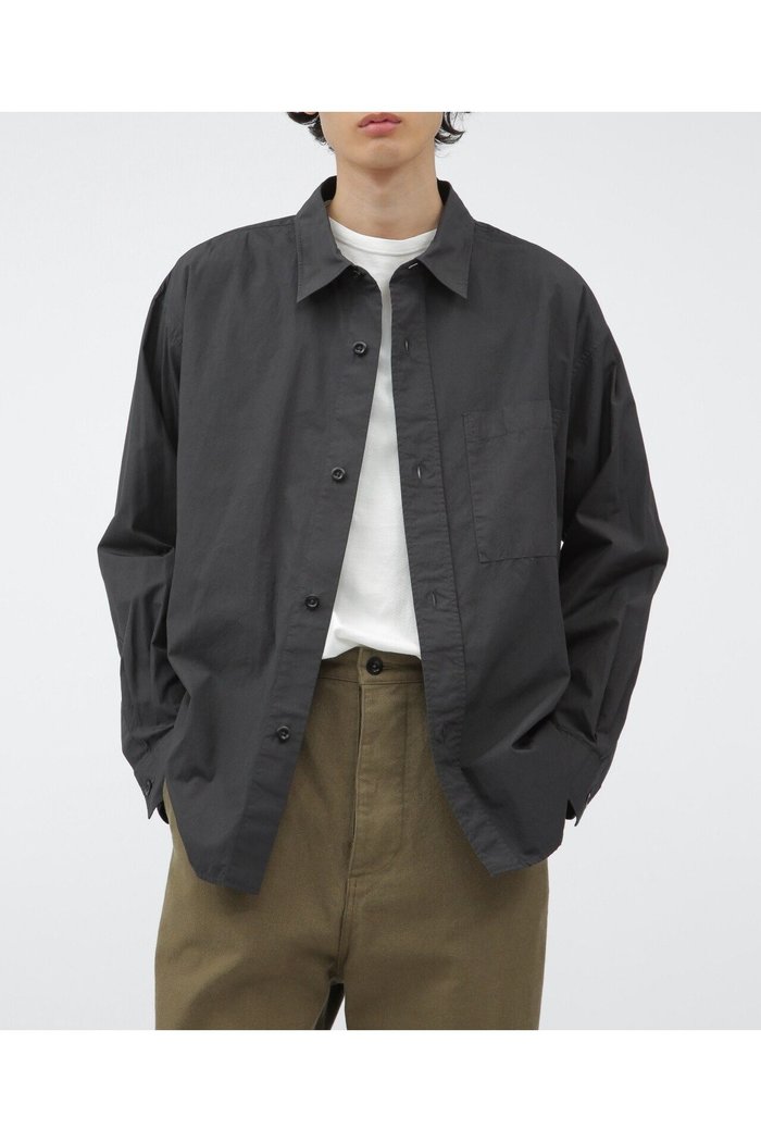 【マーガレット ハウエル/MARGARET HOWELL / MEN】のCOMPACT COTTON POPLIN インテリア・キッズ・メンズ・レディースファッション・服の通販 founy(ファニー) https://founy.com/ ファッション Fashion メンズファッション MEN シンプル Simple スクエア Square フロント Front ラウンド Round |ID: prp329100004342515 ipo3291000000030301699