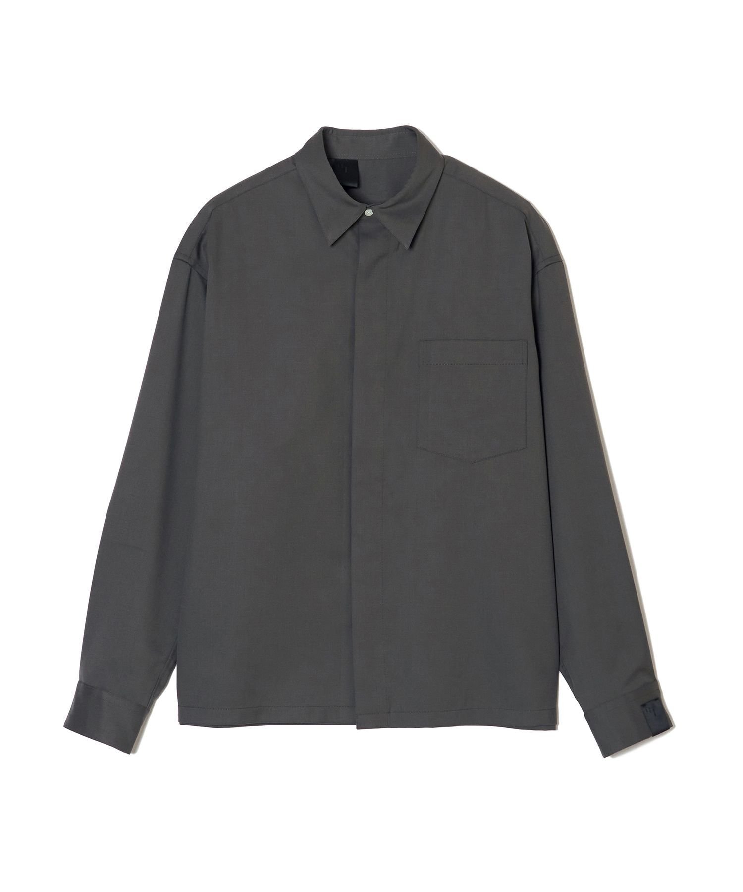 【エヌ.ハリウッド/N.HOOLYWOOD / MEN】のSHIRT インテリア・キッズ・メンズ・レディースファッション・服の通販 founy(ファニー) 　ファッション　Fashion　メンズファッション　MEN　コレクション　Collection　コンパクト　Compact　今季　This Season　ショルダー　Shoulder　スクエア　Square　ストライプ　Stripe　チェック　Check　ドロップ　Drop　フォルム　Form　ボックス　Box　ポケット　Pocket　モチーフ　Motif　リメイク　Remake　エレガント 上品　Elegant　GRAY|ID: prp329100004342558 ipo3291000000030302215