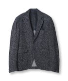 【メンズビギトーキョー/Men's Bigi / MEN】の【WEB限定】ワッフルフリースプリントジャケット ネイビー|ID: prp329100004342575 ipo3291000000030302345