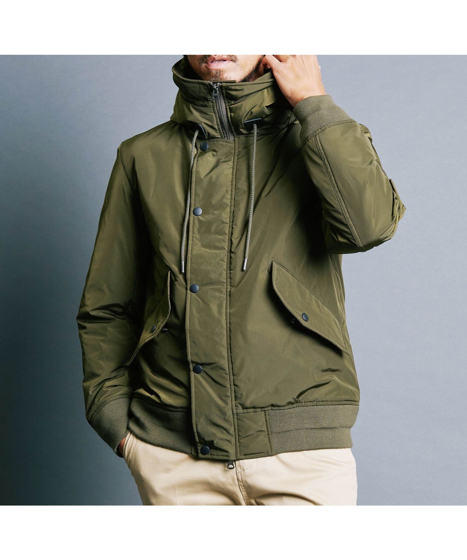 【マージン/Magine / MEN】のPE MICRO TAFFETA THINSULATE N-2B JKT インテリア・キッズ・メンズ・レディースファッション・服の通販 founy(ファニー) 　ファッション　Fashion　メンズファッション　MEN　シンプル　Simple　ジャケット　Jacket　ヴィンテージ　Vintage　軽量　Lightweight　オリーブ|ID: prp329100004342579 ipo3291000000030302439