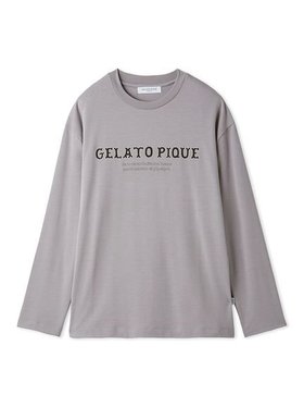 【ジェラートピケ オム/GELATO PIQUE HOMME / MEN】の【HOMME】レーヨンインレーメッセージロゴロンT 人気、トレンドファッション・服の通販 founy(ファニー) ファッション Fashion メンズファッション MEN おすすめ Recommend なめらか Smooth シンプル Simple ロング Long |ID:prp329100004342622