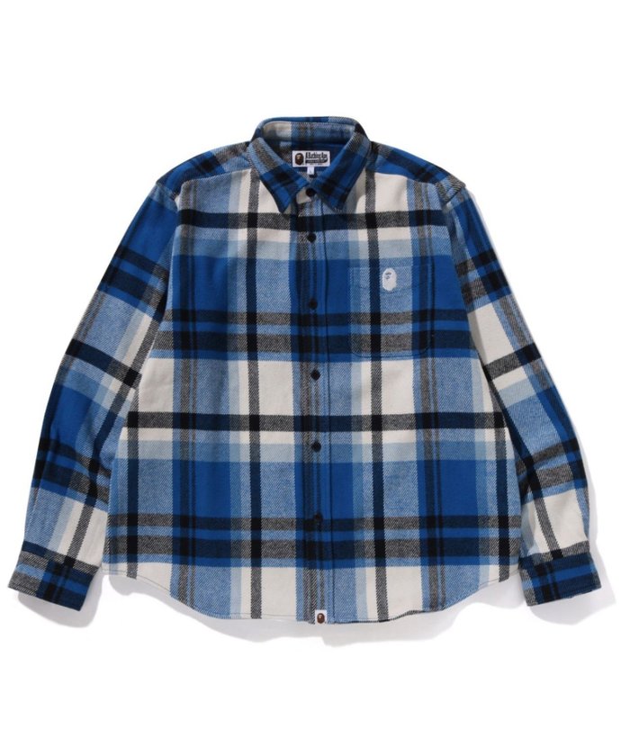 【その他のブランド/Other】のBAPE CHECK RELAXED FIT SHIRT インテリア・キッズ・メンズ・レディースファッション・服の通販 founy(ファニー) https://founy.com/ ファッション Fashion メンズファッション MEN グラフィック Graphic フィット Fit リラックス Relax |ID: prp329100004343224 ipo3291000000030308366