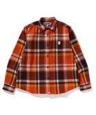 【その他のブランド/Other】のBAPE CHECK RELAXED FIT SHIRT ORANGE|ID: prp329100004343224 ipo3291000000030308371