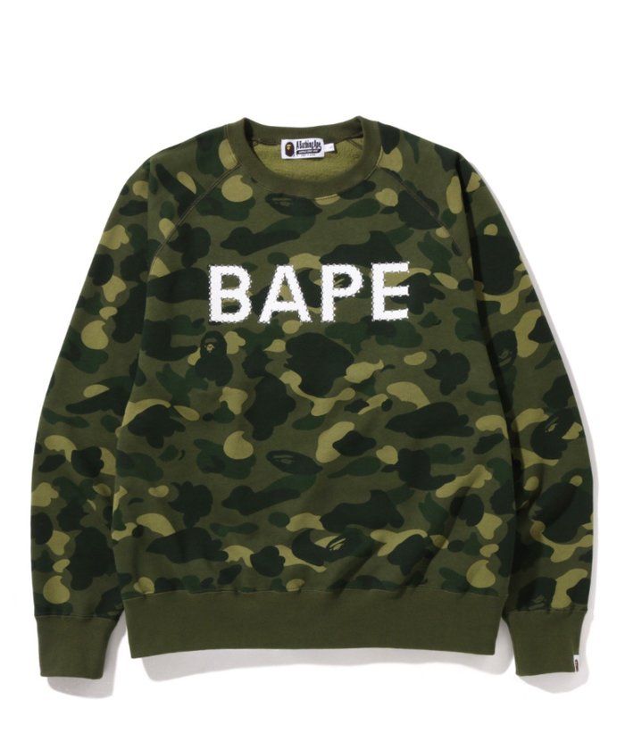 【その他のブランド/Other】のCOLOR CAMO CRYSTAL STONE RELAXED FIT CREWNECK M インテリア・キッズ・メンズ・レディースファッション・服の通販 founy(ファニー) https://founy.com/ ファッション Fashion メンズファッション MEN ストーン Stone スリーブ Sleeve フロント Front プリント Print ラバー Rubber |ID: prp329100004343279 ipo3291000000030309477