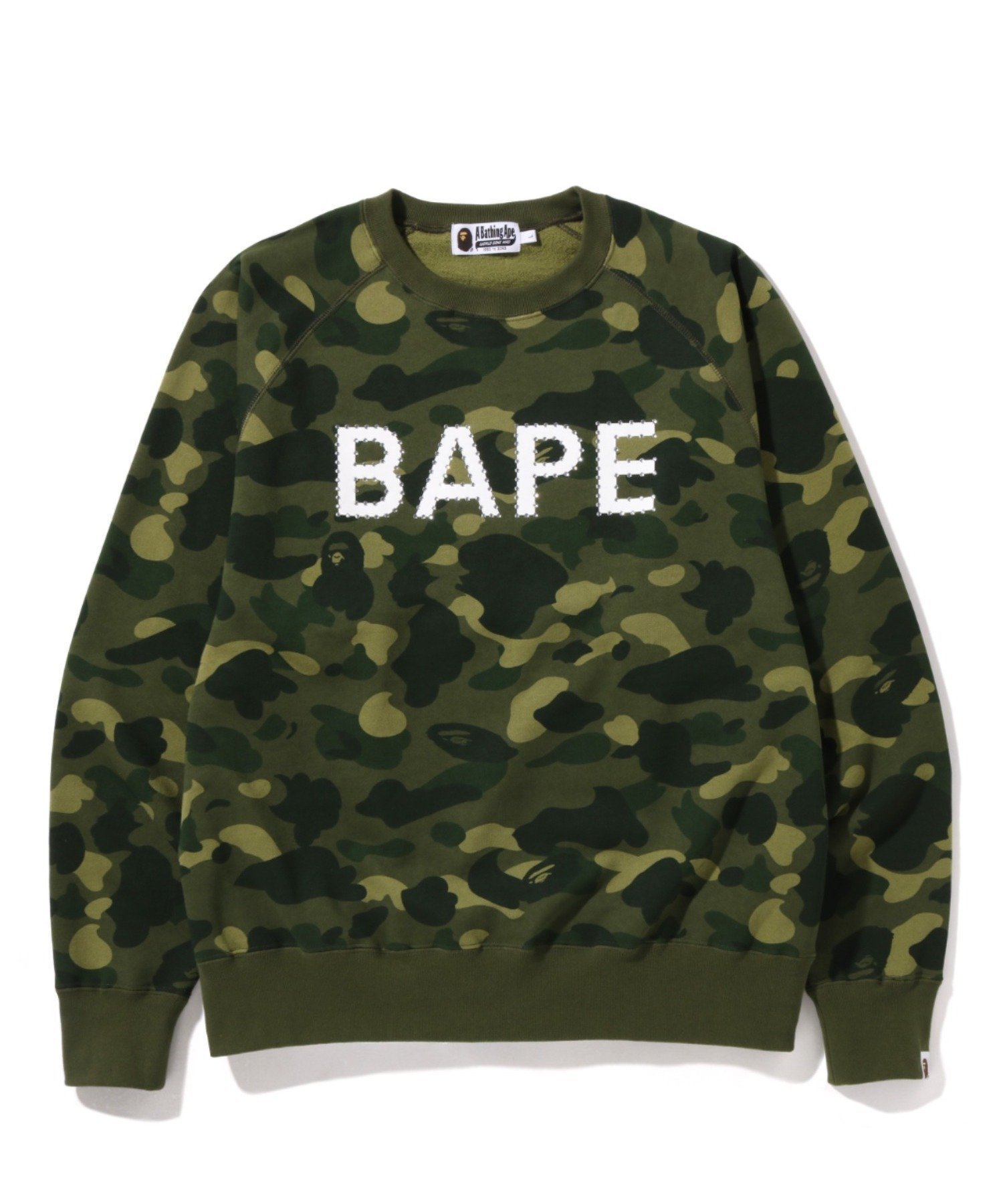 【その他のブランド/Other】のCOLOR CAMO CRYSTAL STONE RELAXED FIT CREWNECK M 人気、トレンドファッション・服の通販 founy(ファニー) 　ファッション　Fashion　メンズファッション　MEN　ストーン　Stone　スリーブ　Sleeve　フロント　Front　プリント　Print　ラバー　Rubber　 other-1|ID: prp329100004343279 ipo3291000000030309477