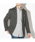 【メンズビギトーキョー/Men's Bigi / MEN】のポリエステルラーベン柄テーラードジャケット チャコールグレー|ID: prp329100004343281 ipo3291000000030309497