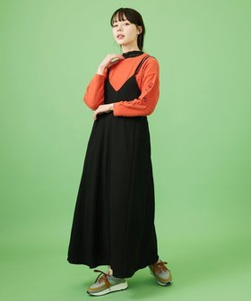 【ホコモモラ/Jocomomola】のT/Rクレープ キャミソールワンピース 人気、トレンドファッション・服の通販 founy(ファニー) ファッション Fashion レディースファッション WOMEN ワンピース Dress キャミソール Camisole ショート Short バランス Balance フィット Fit ポケット Pocket ミドル Middle 無地 Plain Color |ID:prp329100004343381