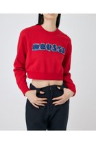 【マウジー/moussy】のPATCH DENIM MOUSSY プルオーバー 人気、トレンドファッション・服の通販 founy(ファニー) ファッション Fashion レディースファッション WOMEN トップス・カットソー Tops/Tshirt プルオーバー Pullover コンパクト Compact スウェット Sweat デニム Denim thumbnail RED|ID: prp329100004343777 ipo3291000000030316668