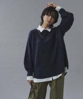 【ピエロ/Pierrot】 RASW アルパカボートネックニット人気、トレンドファッション・服の通販 founy(ファニー) ファッション Fashion レディースファッション WOMEN トップス・カットソー Tops/Tshirt ニット Knit Tops スリーブ Sleeve バルーン Balloon ラウンド Round エレガント 上品 Elegant |ID:prp329100004343778