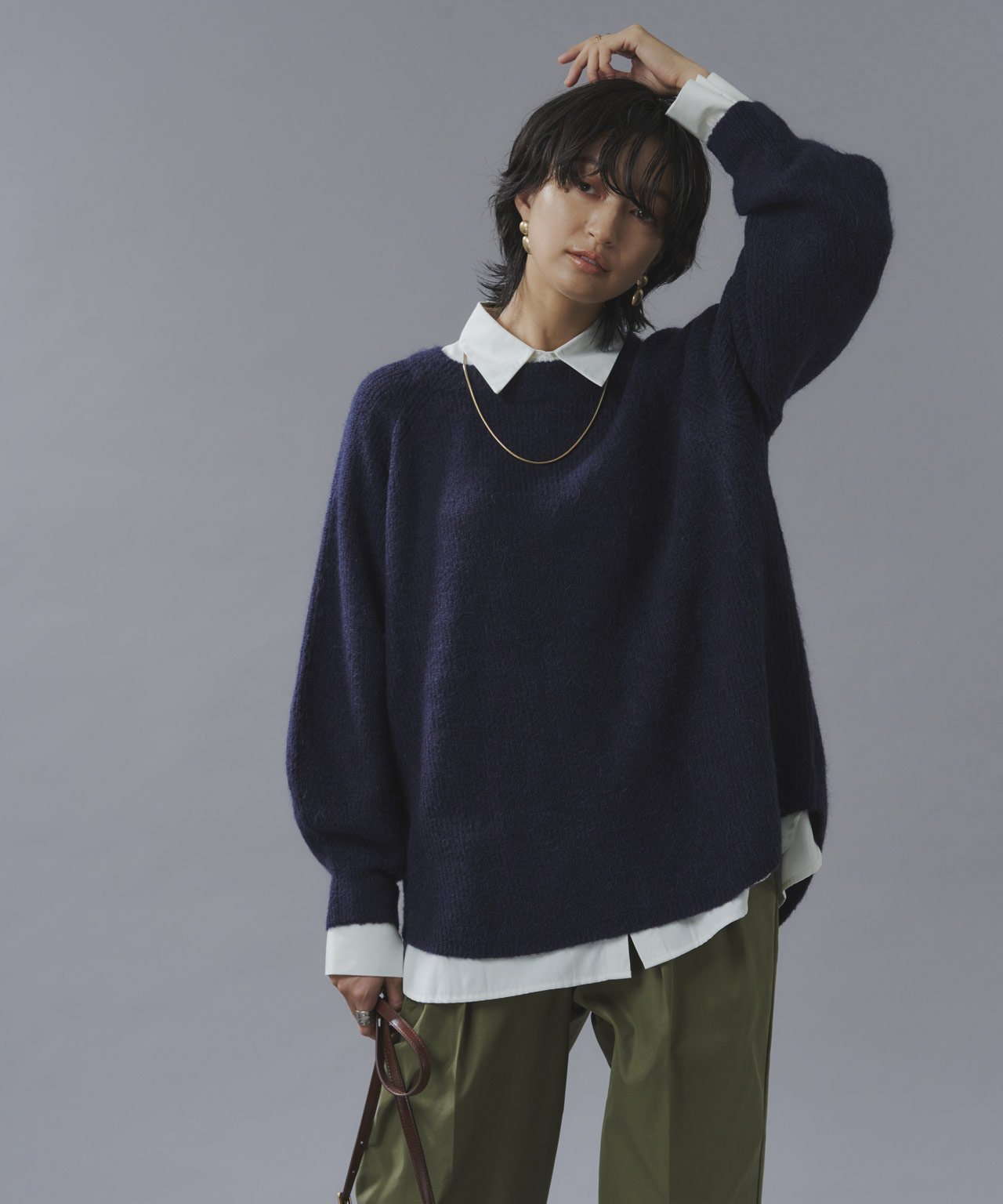 【ピエロ/Pierrot】のRASW アルパカボートネックニット 人気、トレンドファッション・服の通販 founy(ファニー) 　ファッション　Fashion　レディースファッション　WOMEN　トップス・カットソー　Tops/Tshirt　ニット　Knit Tops　スリーブ　Sleeve　バルーン　Balloon　ラウンド　Round　エレガント 上品　Elegant　 other-1|ID: prp329100004343778 ipo3291000000030316670