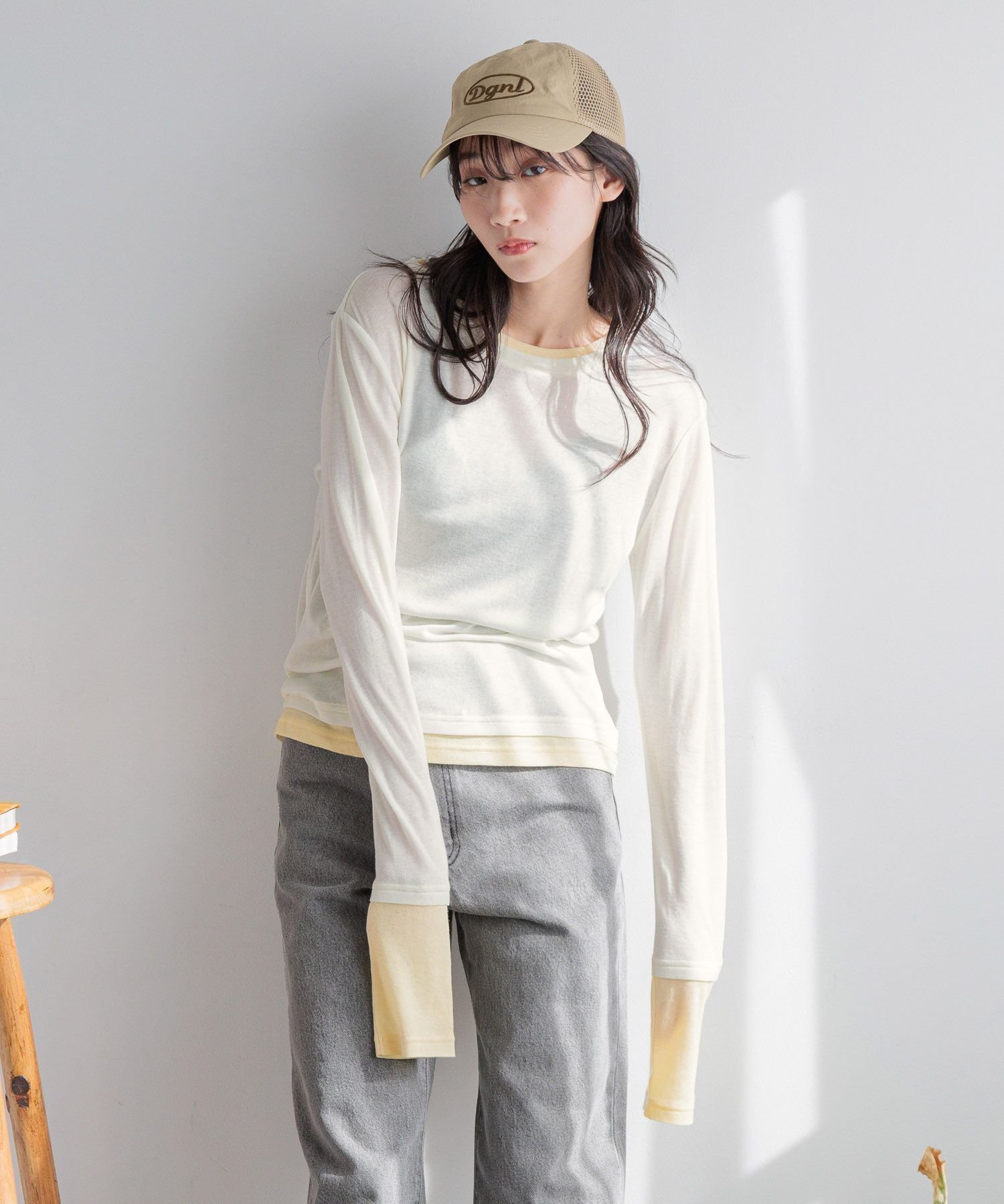 【ローリーズファーム/LOWRYS FARM】のハイショクタイトLS 人気、トレンドファッション・服の通販 founy(ファニー) 　ファッション　Fashion　レディースファッション　WOMEN　おすすめ　Recommend　インナー　Inner　サロペット　Overalls　シアー　Sheer　スウェット　Sweat　 other-1|ID: prp329100004344217 ipo3291000000030320368