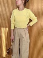 【スナイデル/SNIDEL】のミニブローチプルオーバー 人気、トレンドファッション・服の通販 founy(ファニー) ファッション Fashion レディースファッション WOMEN トップス・カットソー Tops/Tshirt プルオーバー Pullover おすすめ Recommend イエロー Yellow ウェーブ Wave コンパクト Compact ブローチ Brooch ラベンダー Lavender リボン Ribbon 春 Spring thumbnail YEL[032]|ID: prp329100004344384 ipo3291000000030322961