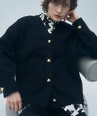 【アダム エ ロペ/ADAM ET ROPE'】の【再入荷】・【サステナブル】ロゴボタンミドルカーディガン ブラック(01)|ID: prp329100004344391 ipo3291000000031959155