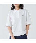【ラコステ/LACOSTE】のヘビーウェイト キモノスリーブ 鹿の子地ポロシャツ ホワイト|ID: prp329100004344580 ipo3291000000031939592