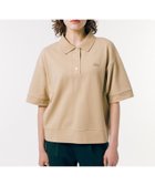 【ラコステ/LACOSTE】のヘビーウェイト キモノスリーブ 鹿の子地ポロシャツ ベージュ|ID: prp329100004344580 ipo3291000000031939594