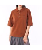 【ラコステ/LACOSTE】のヘビーウェイト キモノスリーブ 鹿の子地ポロシャツ ブラウン|ID: prp329100004344580 ipo3291000000031939595