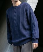 【アーバンリサーチ ロッソ/URBAN RESEARCH ROSSO / MEN】の『WEB限定』『XLサイズあり』メリノウールケーブルニット 人気、トレンドファッション・服の通販 founy(ファニー) ファッション Fashion メンズファッション MEN シンプル Simple スニーカー Sneakers スマート Smart スラックス Slacks デニム Denim フィット Fit ベーシック Basic ミドル Middle リラックス Relax A/W・秋冬 Aw・Autumn/Winter・Fw・Fall-Winter 冬 Winter 2024年 2024 2024-2025秋冬・A/W Aw/Autumn/Winter/Fw/Fall/2024-2025 thumbnail D.BLUE|ID: prp329100004344910 ipo3291000000030326994