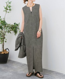 【スピック&スパン/Spick & Span】のカラミIラインワンピース 人気、トレンドファッション・服の通販 founy(ファニー) ファッション Fashion レディースファッション WOMEN ワンピース Dress シアー Sheer スリット Slit フロント Front 夏 Summer 春 Spring |ID:prp329100004344953