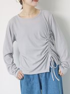 【エヘカソポ/ehka sopo】のイレヘムクルーカットソー 人気、トレンドファッション・服の通販 founy(ファニー) ファッション Fashion レディースファッション WOMEN トップス・カットソー Tops/Tshirt カットソー Cut and Sewn アシンメトリー Asymmetry カットソー Cut And Sew シンプル Simple スタイリッシュ Stylish thumbnail グレー|ID: prp329100004345284 ipo3291000000030530550