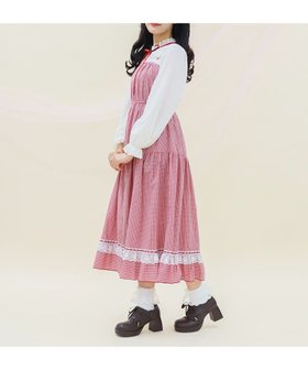 【アクシーズファム/axes femme】のストロベリーガーデンワンピース 人気、トレンドファッション・服の通販 founy(ファニー) ファッション Fashion レディースファッション WOMEN ワンピース Dress おすすめ Recommend なめらか Smooth ギンガム Gingham チェック Check 春 Spring |ID:prp329100004345821