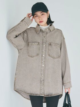 【コカ/COCA】 オーバーサイズデニムジャケット人気、トレンドファッション・服の通販 founy(ファニー) ファッション Fashion レディースファッション WOMEN アウター Coat Outerwear ジャケット Jackets デニムジャケット Denim Jackets デニム Denim ポケット Pocket |ID:prp329100004346034