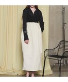 【メゾンスペシャル/MAISON SPECIAL】のKnit Fabric Docking Jacquard Dress WHT|ID: prp329100004346243 ipo3291000000030533803