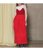 【メゾンスペシャル/MAISON SPECIAL】のKnit Fabric Docking Jacquard Dress RED|ID: prp329100004346243 ipo3291000000030533804