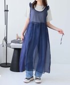 【ドゥーラドゥーラ/Doula Doula】のDoula Doula/シースルーレイヤードロングワンピース 人気、トレンドファッション・服の通販 founy(ファニー) ファッション Fashion レディースファッション WOMEN ワンピース Dress インナー Inner ジャケット Jacket デニム Denim フェミニン Feminine マキシ Maxi リボン Ribbon thumbnail ネイビー|ID: prp329100004346273 ipo3291000000030428398