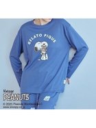 【ジェラート ピケ/gelato pique】の【PEANUTS】SNOOPY×BEAR ワンポイントロンT NVY[089]|ID:prp329100004346525