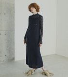 【ルシェル ブルー/LE CIEL BLEU】のスラッシュキャミドレス / Slash Cami Dress 人気、トレンドファッション・服の通販 founy(ファニー) ファッション Fashion レディースファッション WOMEN トップス・カットソー Tops/Tshirt キャミソール / ノースリーブ No Sleeves ワンピース Dress ドレス Party Dresses おすすめ Recommend インナー Inner シンプル Simple ツイード Tweed トレンド Trend ロング Long thumbnail ネイビー|ID: prp329100004346676 ipo3291000000030341433