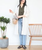 【ビームス ハート/BEAMS HEART】の後タック MA-1 ライトコート 人気、トレンドファッション・服の通販 founy(ファニー) ファッション Fashion レディースファッション WOMEN アウター Coat Outerwear コート Coats MA-1 MA-1 ドローコード Draw Cord ブラウジング Browsing ロング Long thumbnail IVORY|ID: prp329100004346845 ipo3291000000030950585