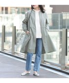 【ビームス ハート/BEAMS HEART】の後タック MA-1 ライトコート 人気、トレンドファッション・服の通販 founy(ファニー) ファッション Fashion レディースファッション WOMEN アウター Coat Outerwear コート Coats MA-1 MA-1 ドローコード Draw Cord ブラウジング Browsing ロング Long thumbnail OLIVE|ID: prp329100004346845 ipo3291000000030950587