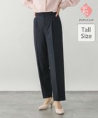 【グローバルワーク/GLOBAL WORK】のWEB限定/ウツクシルエットプレミアムスリムテーパードパンツTall/252437 ネイビー88|ID:prp329100004347843