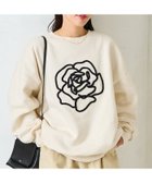 【フリークスストア/FREAK'S STORE】のバラ モチーフ 刺繍 スウェット【限定展開】 24AW ナチュラル|ID: prp329100004348728 ipo3291000000030507703