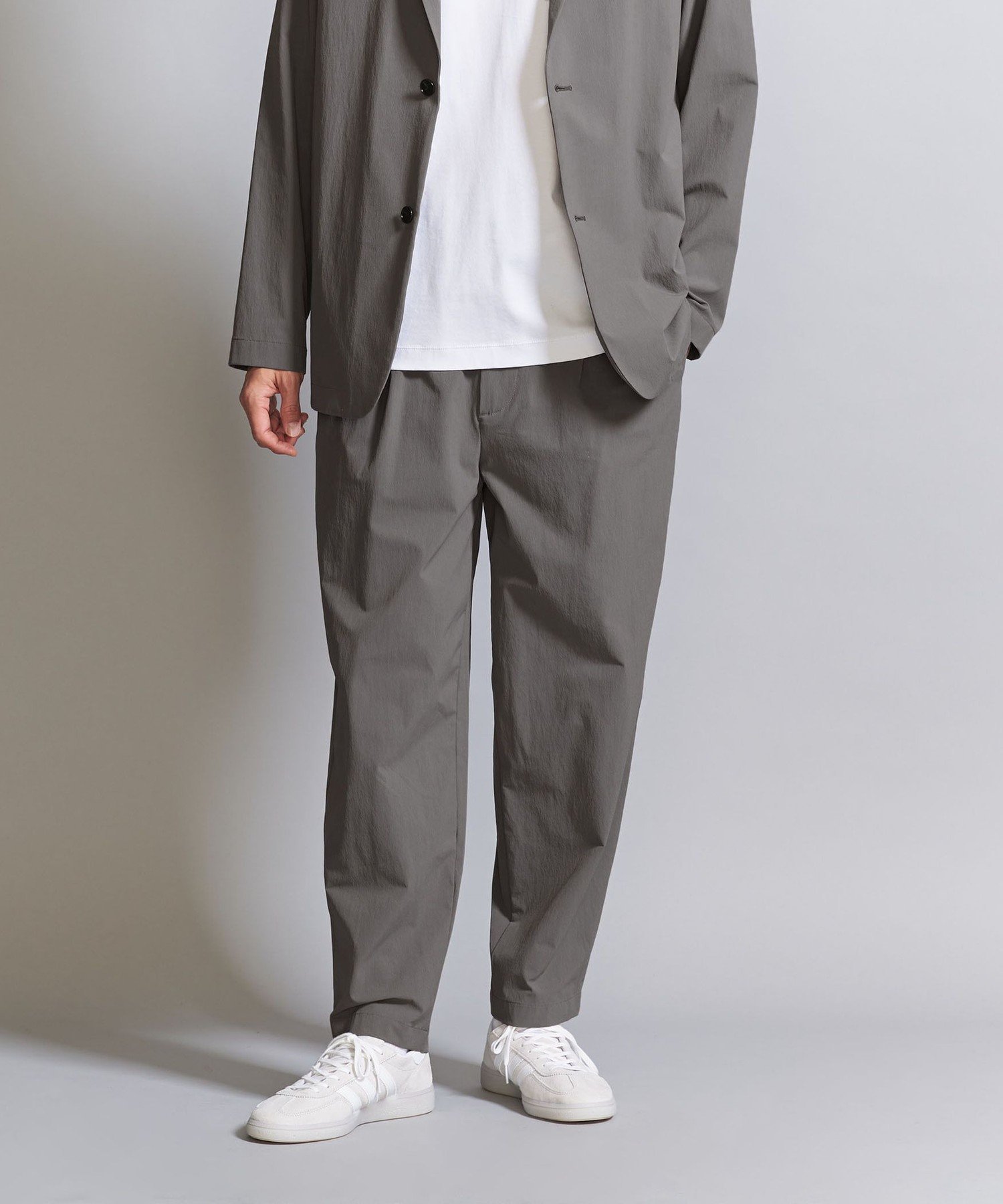 【ビューティ&ユース ユナイテッドアローズ/BEAUTY&YOUTH / UNITED ARROWS / MEN】の360°MASTER バルーン イージー パンツ - セットアップ対応 ストレッチ ウォッシャブル マルチ機能 - インテリア・キッズ・メンズ・レディースファッション・服の通販 founy(ファニー) 　ファッション　Fashion　メンズファッション　MEN　ボトムス　Bottoms/Men　ウォッシャブル　Washable　春　Spring　カットソー　Cut And Sew　ジャケット　Jacket　ストレッチ　Stretch　スピンドル　Spindle　スラックス　Slacks　セットアップ　Set Up　テーパード　Tapered　バルーン　Balloon　ポケット　Pocket　リラックス　Relax　ループ　Loop　S/S・春夏　Ss・Spring/Summer　おすすめ　Recommend　夏　Summer　2025年　2025　2025春夏・S/S　Ss,Spring/Summer,2025　MD.GRAY|ID: prp329100004348979 ipo3291000000030847838